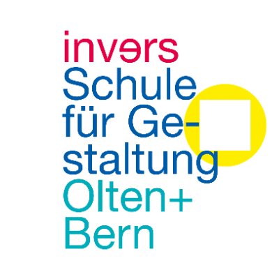 Logo invers Schule für Gestaltung, Vorkurs, Kunst, Design